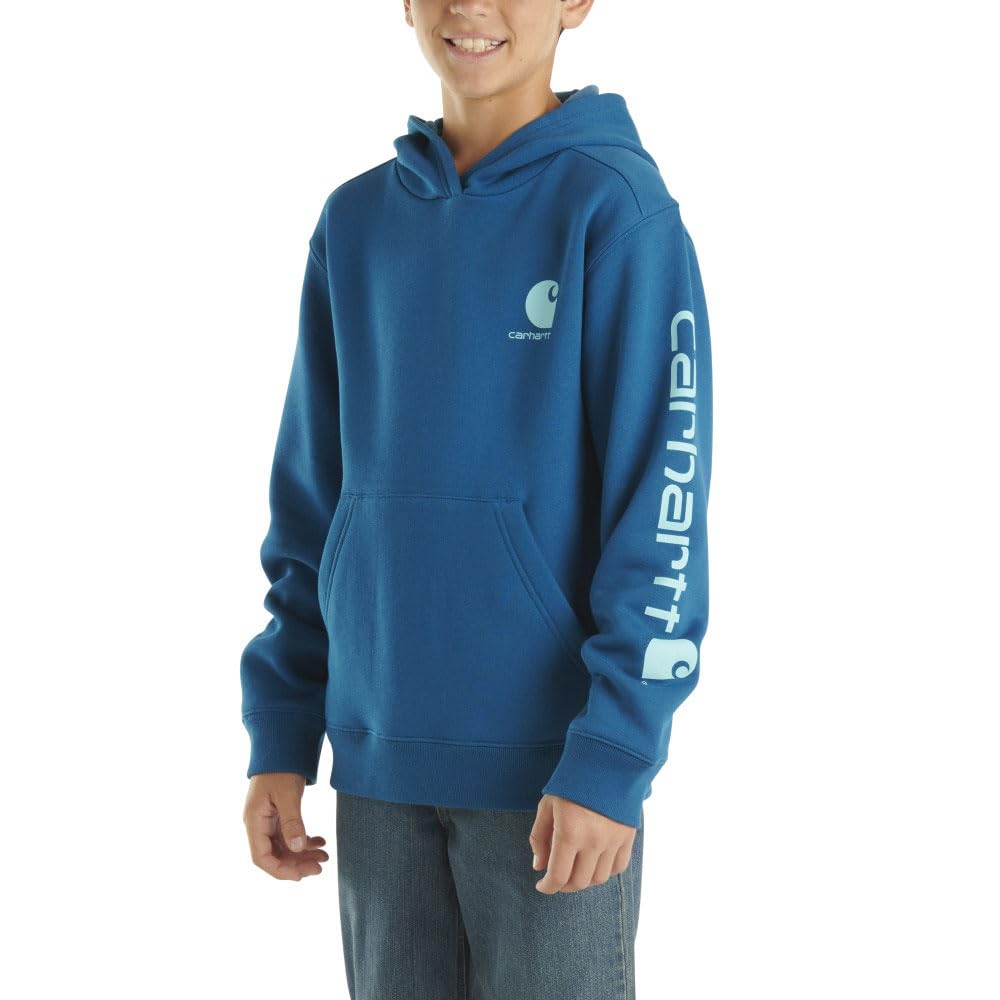 Carhartt Kid's CA6549 Long-Sleeve Graphic Sweatshirt - Boys
